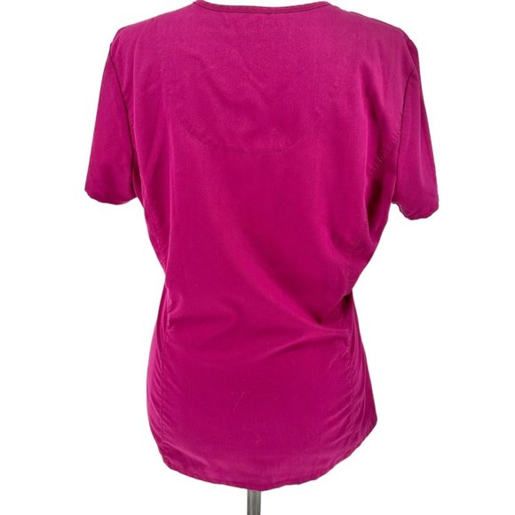 Grey's Anatomy by Barco Women's Scrub Tops XL Burgundy Style 41460 Medical - Picture 5 of 10